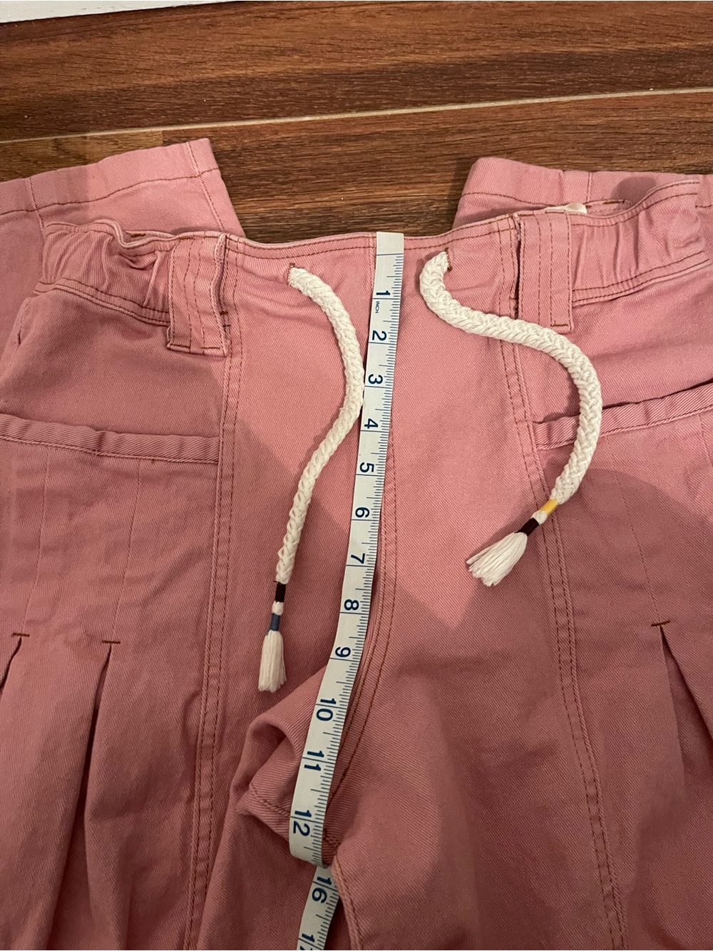 Pink Drawstring Wide-Leg Pants - Picture 8 of 16